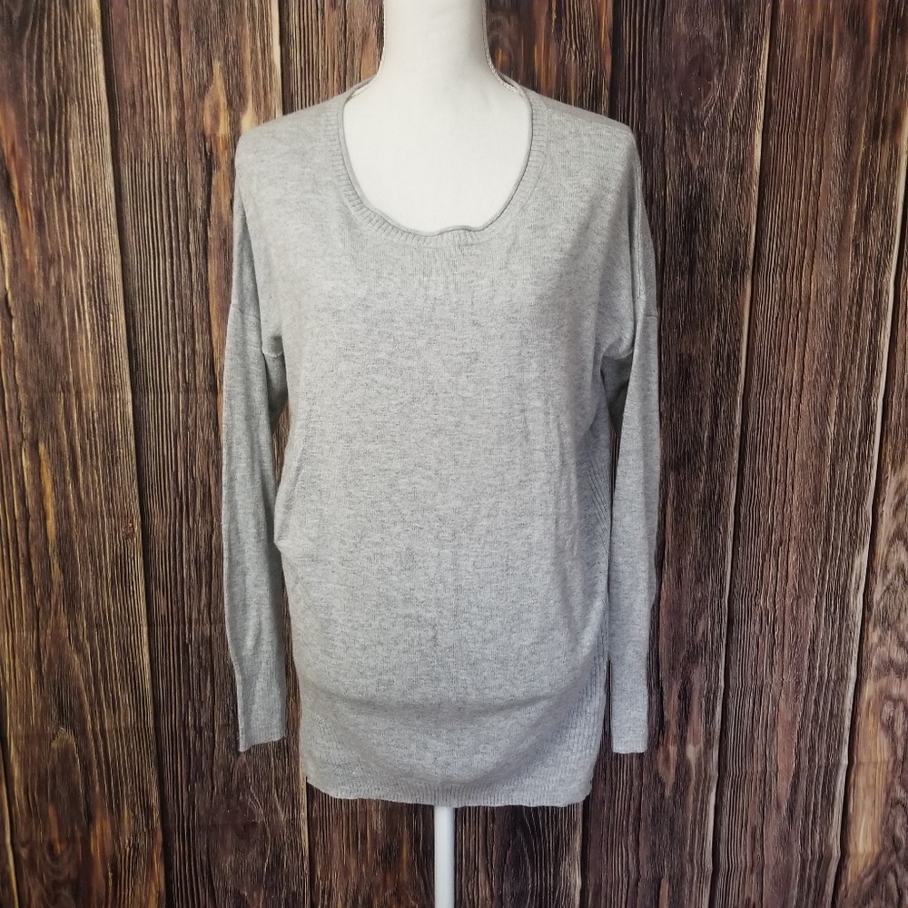 Armani Exchange grey crew neck sweater